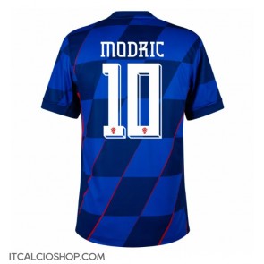 Croazia Luka Modric #10 Seconda Maglia Europei 2024 Manica Corta